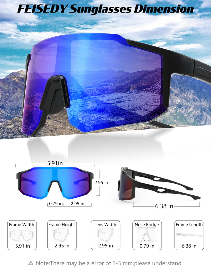 Lunnrun Pulse Shades – Windproof UV Cycling Glasses