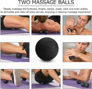 Lunnrun 7-in-1 Recovery Kit – Foam Roller & Massage Set