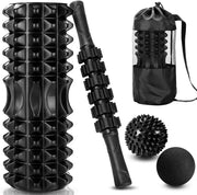 Lunnrun 7-in-1 Recovery Kit – Foam Roller & Massage Set
