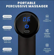 Lunnrun Mini Massage Gun – Portable Deep Tissue Percussion Massager