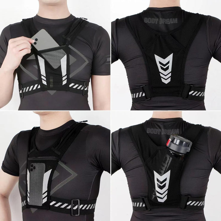 Lunnrun AeroVest – Ultra-Light Reflective Running Backpack